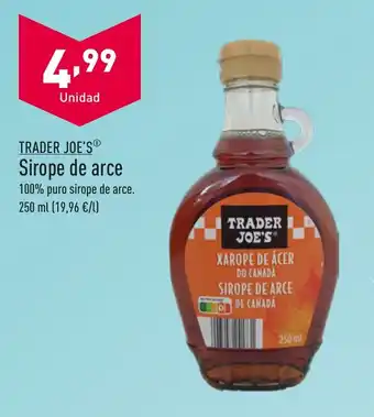 ALDI TRADER JOE'S® Sirope de arce oferta