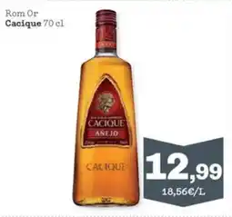 Sorli Rom Or Cacique 70 cl oferta