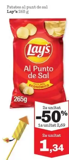 Sorli Patates al punt de sal Lay's 265 g oferta