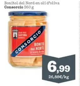 Sorli Bonítol del Nord en oli d'oliva Consorcio 260 g oferta
