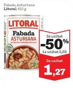 Sorli Fabada Asturiana Litoral 420 g oferta