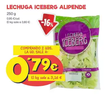 AhorraMas LECHUGA ICEBERG ALIPENDE oferta