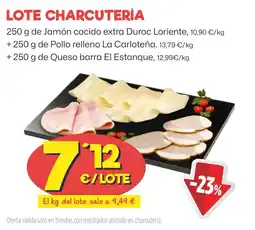 AhorraMas LOTE CHARCUTERIA oferta