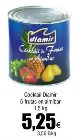 FROIZ Cocktail Diamir 5 frutas en almíbar oferta
