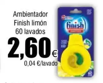 FROIZ Ambientador Finish limón 60 lavados oferta