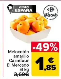 Carrefour Melocotón amarillo Carrefour El Mercado oferta