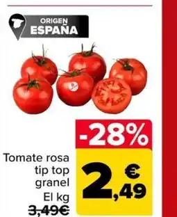 Carrefour Tomate rosa tip top granel oferta