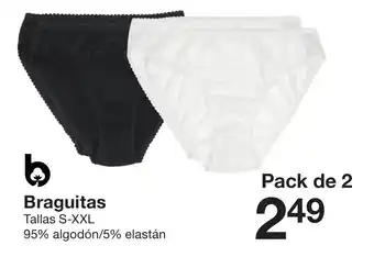 Zeeman Braguitas oferta