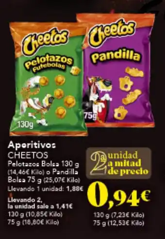 Gadis Aperitivos CHEETOS oferta