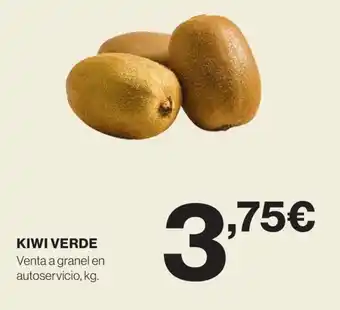 Hipercor KIWI VERDE oferta