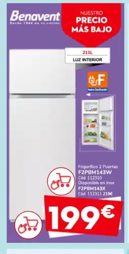 Conforama Frigorífico 2 Puertas F2PBM143W oferta