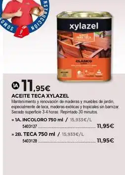 BigMat Xylazel - aceite teca oferta