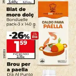 Dia Brou per a paella oferta