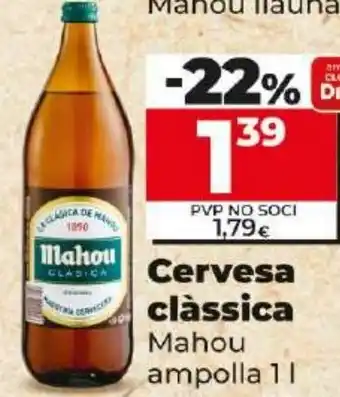 Dia Cervesa clàssica oferta