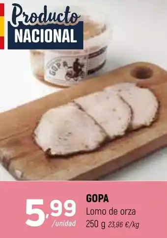 Coviran GOPA Lomo de orza oferta