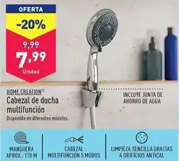 ALDI Home creation - cabezal de ducha multifuncion oferta