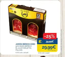 Supermercados La Despensa JAMÓN IBÉRICO CEBO oferta