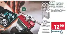 Lidl Parkside - set de machos de roscar y terrajas oferta
