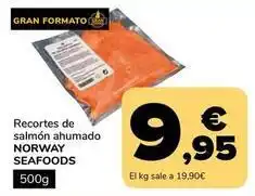 Norway seafoods - recorte de salmon ahumado