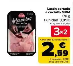 Carrefour Mrm - lacón cortado a cuchillo oferta