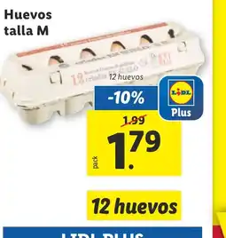 Lidl Huevos talla M oferta