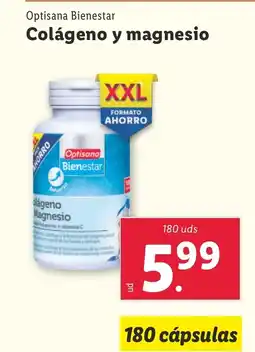 Lidl Optisana Bienestar Colágeno y magnesio oferta