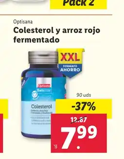 Lidl Colesterol y arroz rojo fermentado oferta
