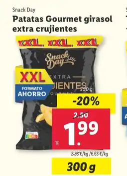 Lidl Patatas Gourmet girasol extra crujientes oferta