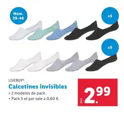 Lidl Calcetines invisibles oferta