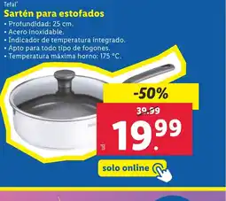 Lidl Sartén para estofados oferta