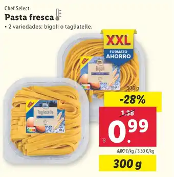 Lidl Pasta fresca oferta