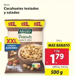 Lidl Cacahuetes tostados y salados oferta
