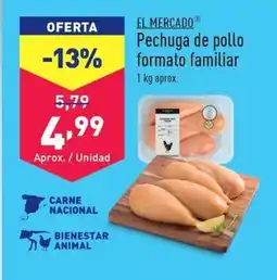 ALDI Pechuga de pollo formato familiar oferta