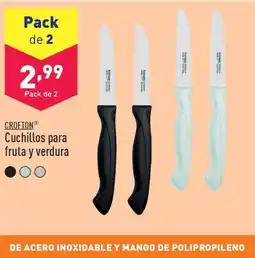 ALDI CROFTONⓇ Cuchillos para fruta y verdura oferta