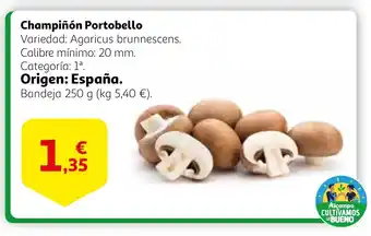 Alcampo Champiñón Portobello oferta