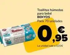 Supeco Bekyds - toallitas humedas para bebé oferta