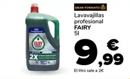 Supeco Lavavajillas profesional FAIRY oferta
