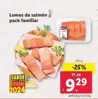Lidl Lomos de salmón pack familiar oferta