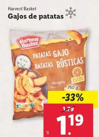 Lidl Harvest Basket Gajos de patatas oferta