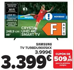 Carrefour SAMSUNG TV TU98DU9005KX oferta