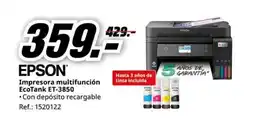 MediaMarkt EPSON Impresora multifunción EcoTank ET-3850 oferta