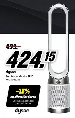 MediaMarkt dyson Purificador de aire TP10 oferta