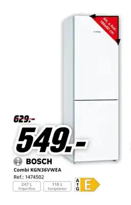 MediaMarkt BOSCH Combi KGN36VWEA oferta