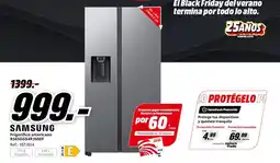 MediaMarkt SAMSUNG Frigorífico americano RS65DG54R3S9EF oferta