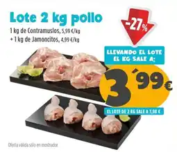 AhorraMas Lote 2 kg pollo oferta