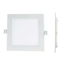 Brico Depôt Foco empotrable LED 24w cuadrado extraplano 4000k oferta