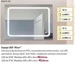 BricoCentro Espejo led alcor oferta