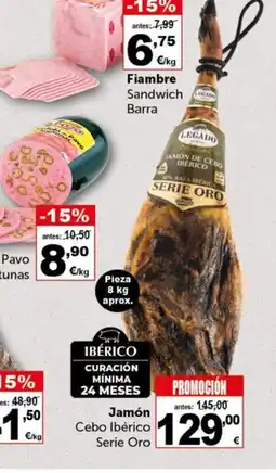 Masymas Jamón Cebo Ibérico oferta