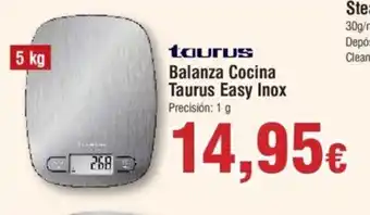 FROIZ taurus Balanza Cocina Taurus Easy Inox oferta