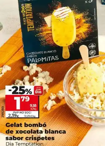 Maxi Dia Gelat bombó de xocolata blanca oferta